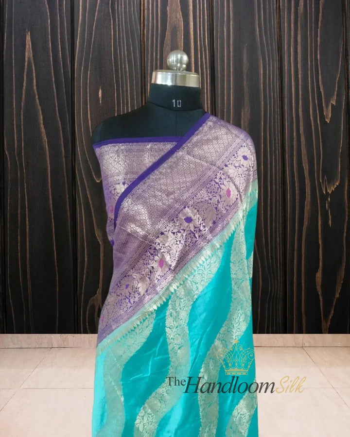 Pure Chiniya Silk Banarasi Saree - The Handloom Silk