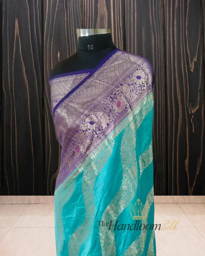 Pure Chiniya Silk Banarasi Saree - The Handloom Silk
